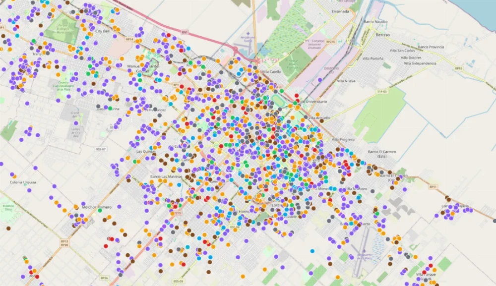 ¿Cuáles son los barrios de La Plata con más reclamos de los vecinos?