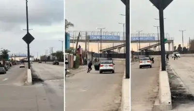 Efectivos de la Policía Bonaerense se enfrentaron con vecinos en la bajada de la Autopista de 520