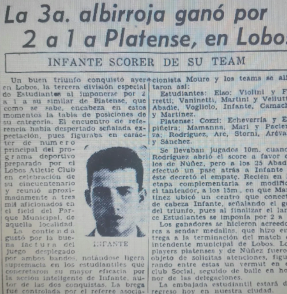 El misterio del primer partido de Estudiantes