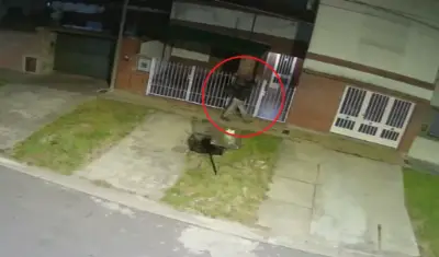 Robó en una casa y salió con el mueble al hombro