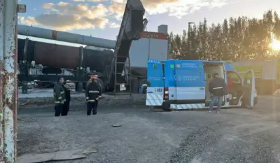 Explotó una caldera en una hormigonera y un trabajador sufrió graves quemaduras